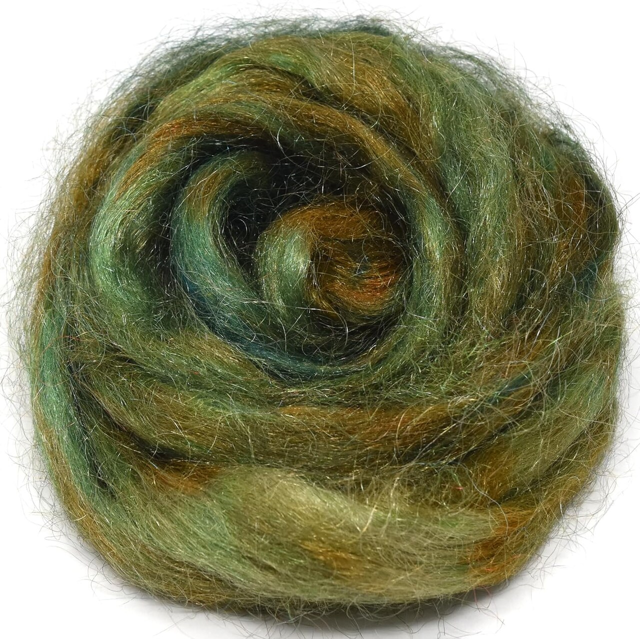 FIRESTAR Nylon Fiber for Spinning, Blending, Dyeing, Felting and Doll Making. Trilobal Nylon Combed Top